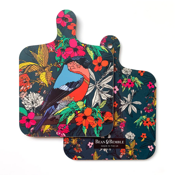 Cherry Blossom Bullfinch Mini Chopping Board