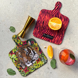 Wild Cat Tiger Mini Chopping Board