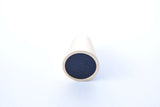 Zink Alloy Cone Shaped Knob - Black Leather