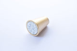 Zink Alloy Cone Shaped Knob - Crack White