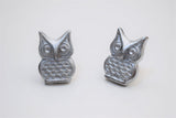 Knob Of The Week - Cast Iron Owl 1 - Silver