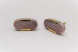 Pink Oval Stone Knob