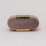 Pink Oval Stone Knob