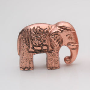 Knob Of The Week - Cast Iron Elephant Knob - Copper