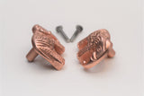 Knob Of The Week - Cast Iron Elephant Knob - Copper