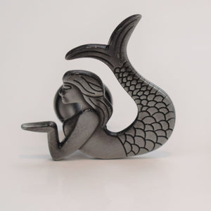 Premium Mermaid Knob - Pewter