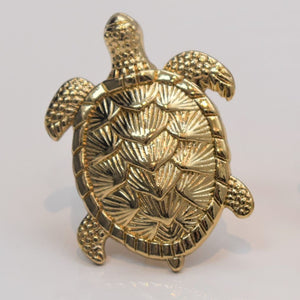 Premium Turtle Knob - Gold