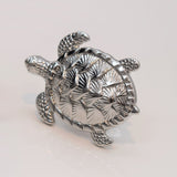 Premium Turtle Knob - Silver