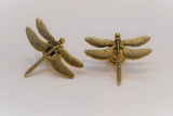 Premium Dragonfly Knob - Old Gold