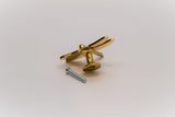 Premium Dragonfly Knob - Old Gold