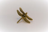 Premium Dragonfly Knob - Old Gold