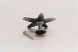 Premium Starfish Knob - Pewter