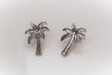 Premium Palm Tree Knob - Silver