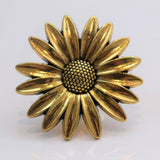 Premium Chrysanthemum Knob - Old Gold