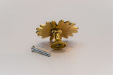 Premium Chrysanthemum Knob - Old Gold