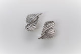 Premium Angel Wings Knob - Silver