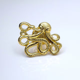 Octopus/Kraken Knob - Gold Finish (Premium)