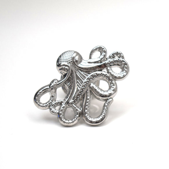 Octopus/Kraken Knob - Silver Finish (Premium)