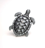 Premium Turtle Knob - Pewter