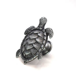 Premium Turtle Knob - Pewter