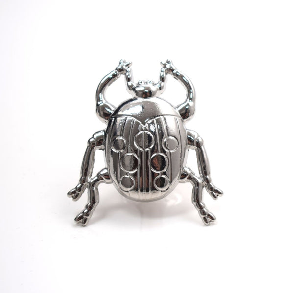 Ladybird Knob - Silver (Premium)