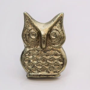 Cast Iron Owl Design A - Gold