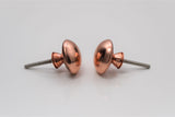 Plain Brass Sheet Knob - Copper