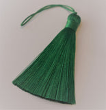 Emerald Green Silky Tassel