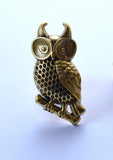 Premium Owl Knob - Old Gold