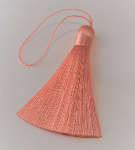 Peach Silky Tassel