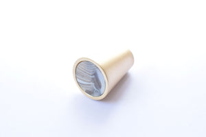 Zink Alloy Cone Shaped Knob - Rock Ash