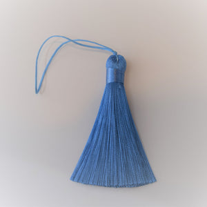 Royal Blue Silky Tassel