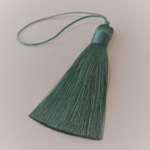 Sage Green Silky Tassel