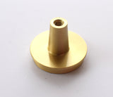 Solid Brass Knob Classic Small -Brushed Brass