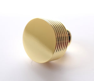 Solid Brass Knob Modern -Gold