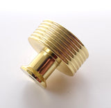 Solid Brass Knob Modern -Gold