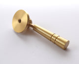 Solid Brass Pull - Brushed Brass