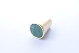 Zink Alloy Cone Shaped Knob - Stone Green