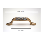 Ceramic & Zinc Kitchen/Draw handle - Wind Wave