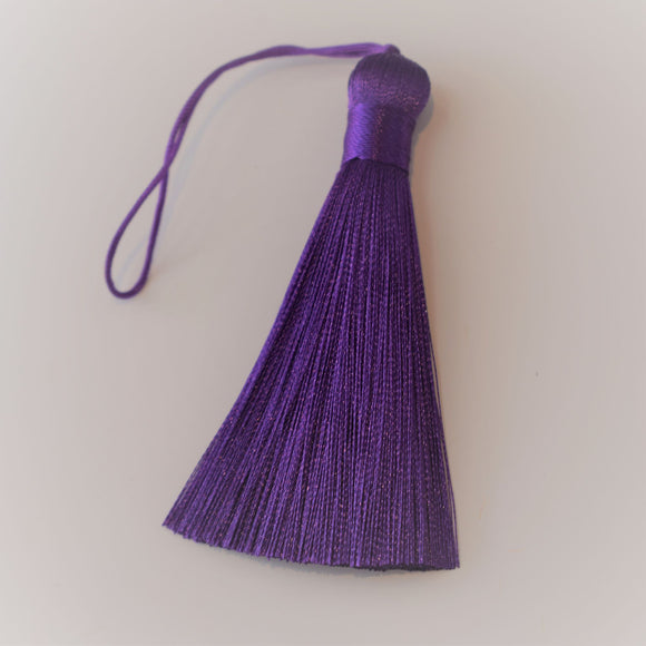 Violet Silky Tassel