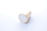 Zink Alloy Cone Shaped Knob - White Shell